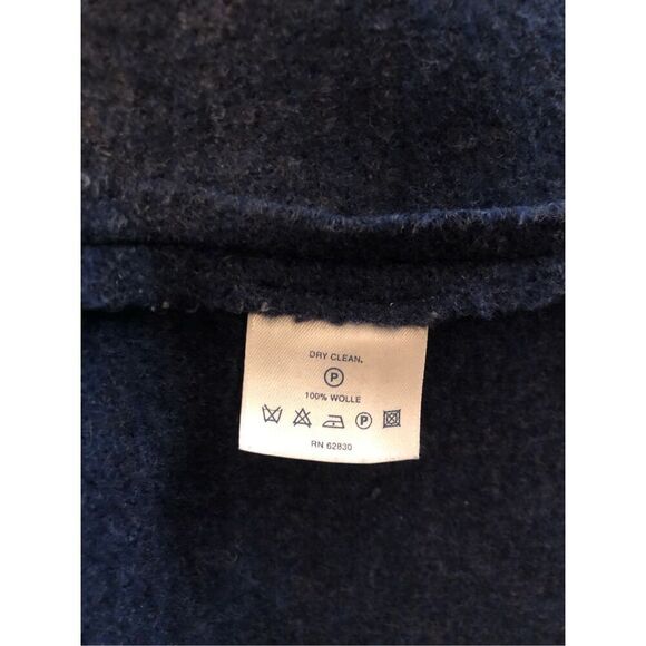 Land’s End 14T Boiled Wool Button Down Sweater Jacket, Cardigan, Blazer Style - Picture 8 of 12